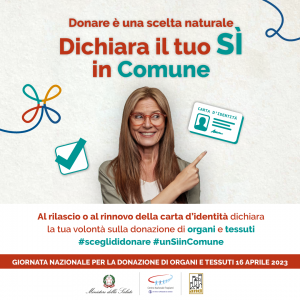  GIORNATA NAZIONALE PER LA DONAZIONE DI ORGANI E TESSUTI 2023